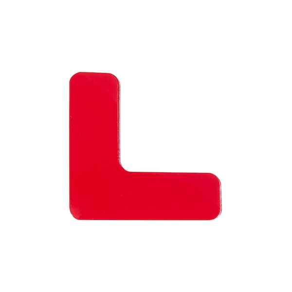 5S Corner Markers, 1 in W., 3 in L., 0.003 in Thickness, 50 PK